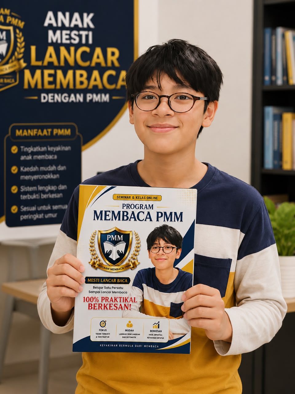 Anak mesti lancar membaca dengan PMM