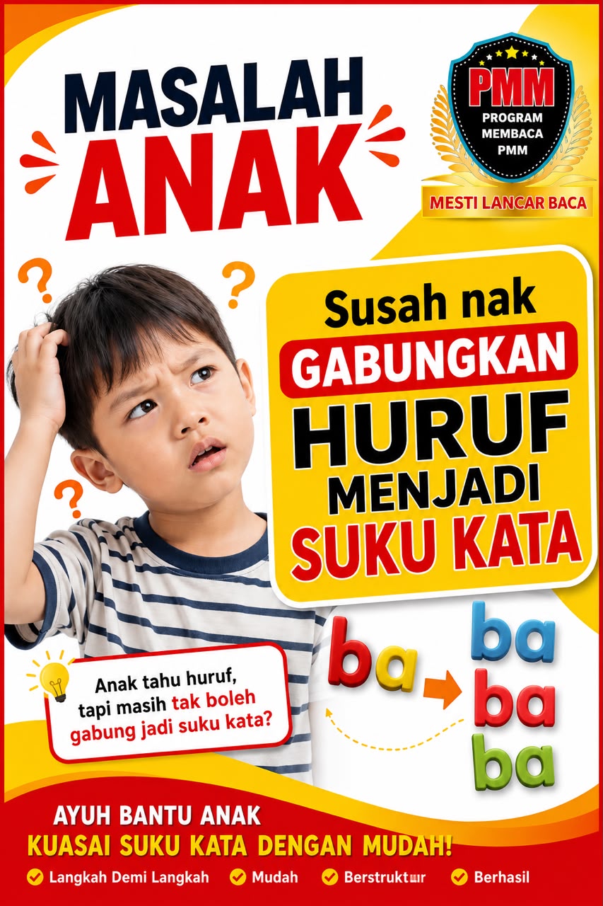 Boleh hafal tetapi susah membaca sendiri