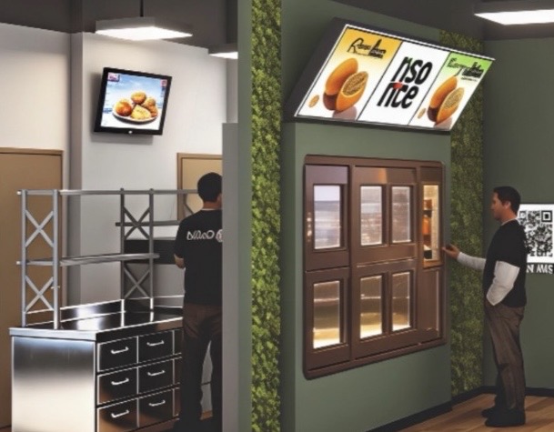 Food-Box Wall