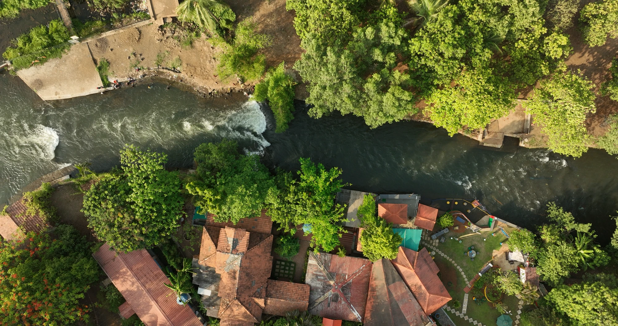 Where the garden meets the river