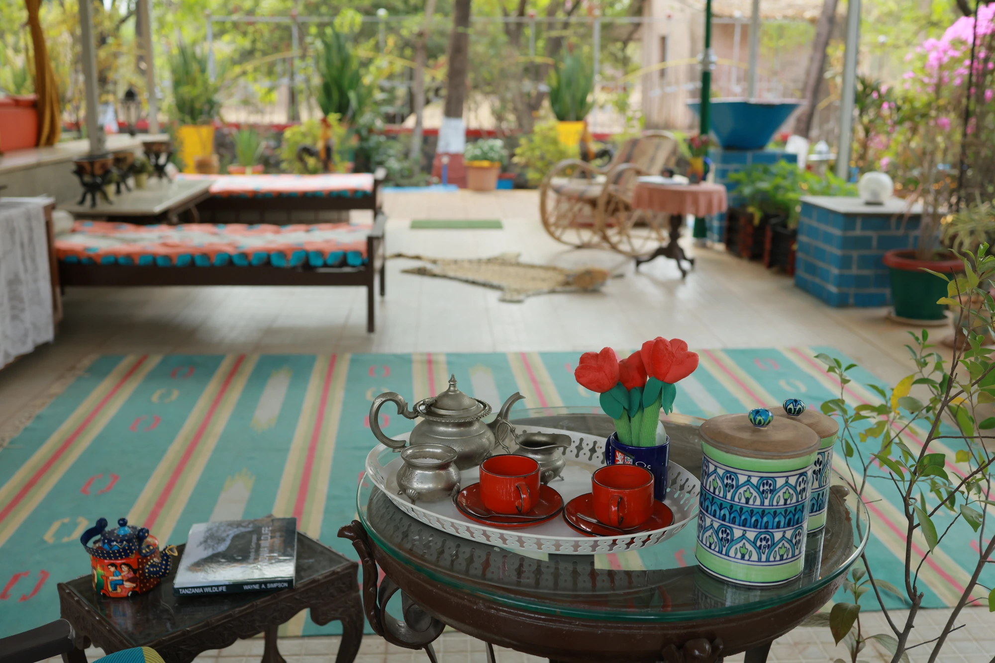 Chai on the veranda