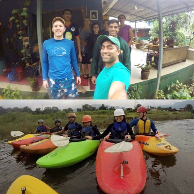 Kayaking mornings with new friends