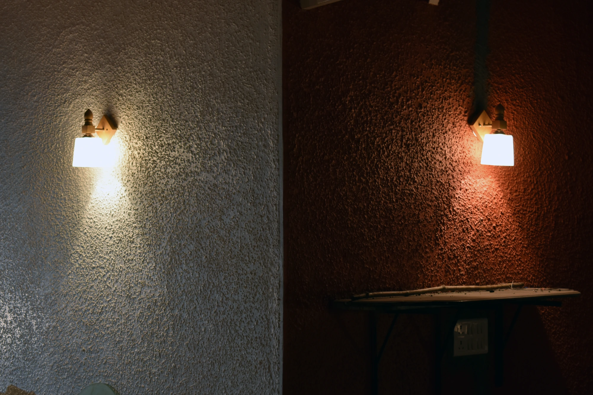 Fairy lights after dark