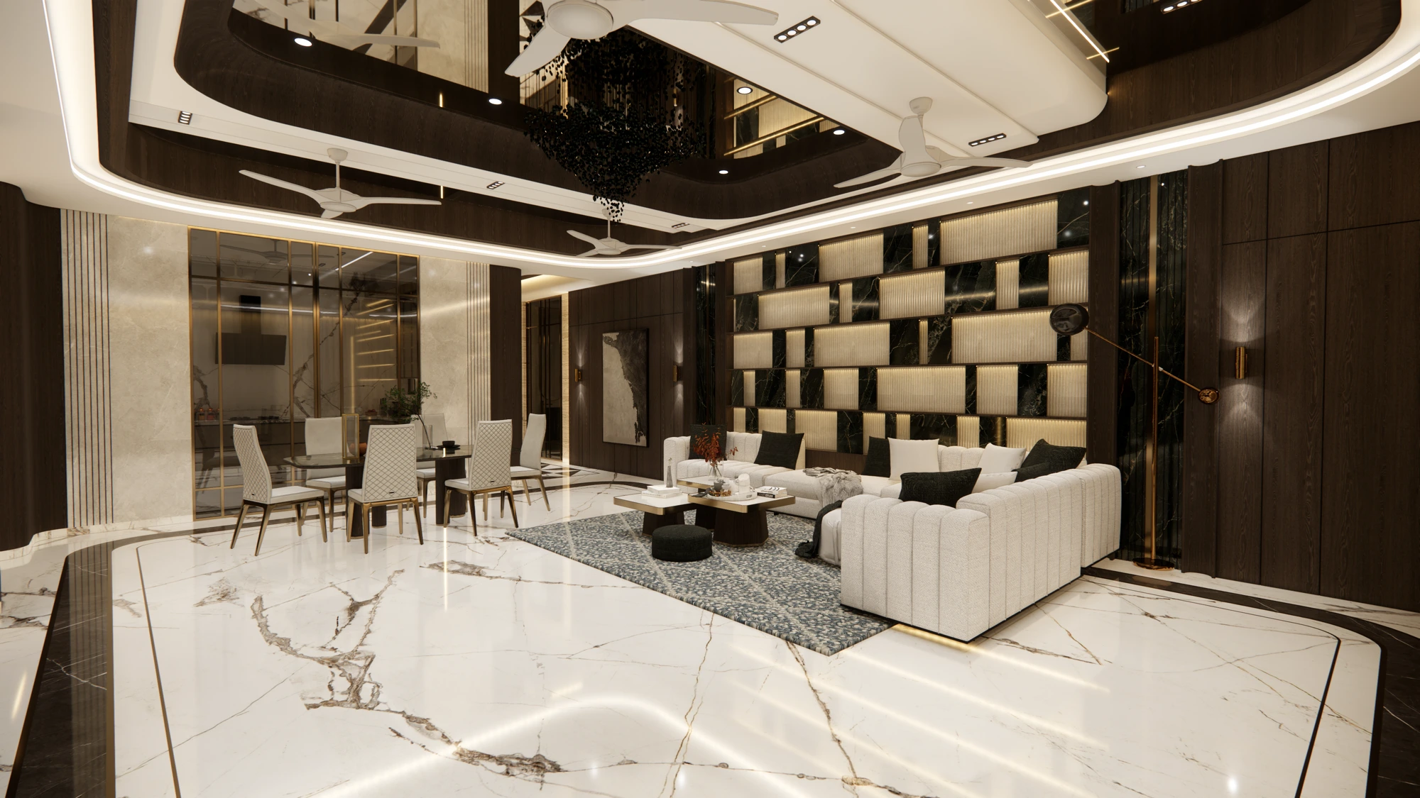 The Material House interior