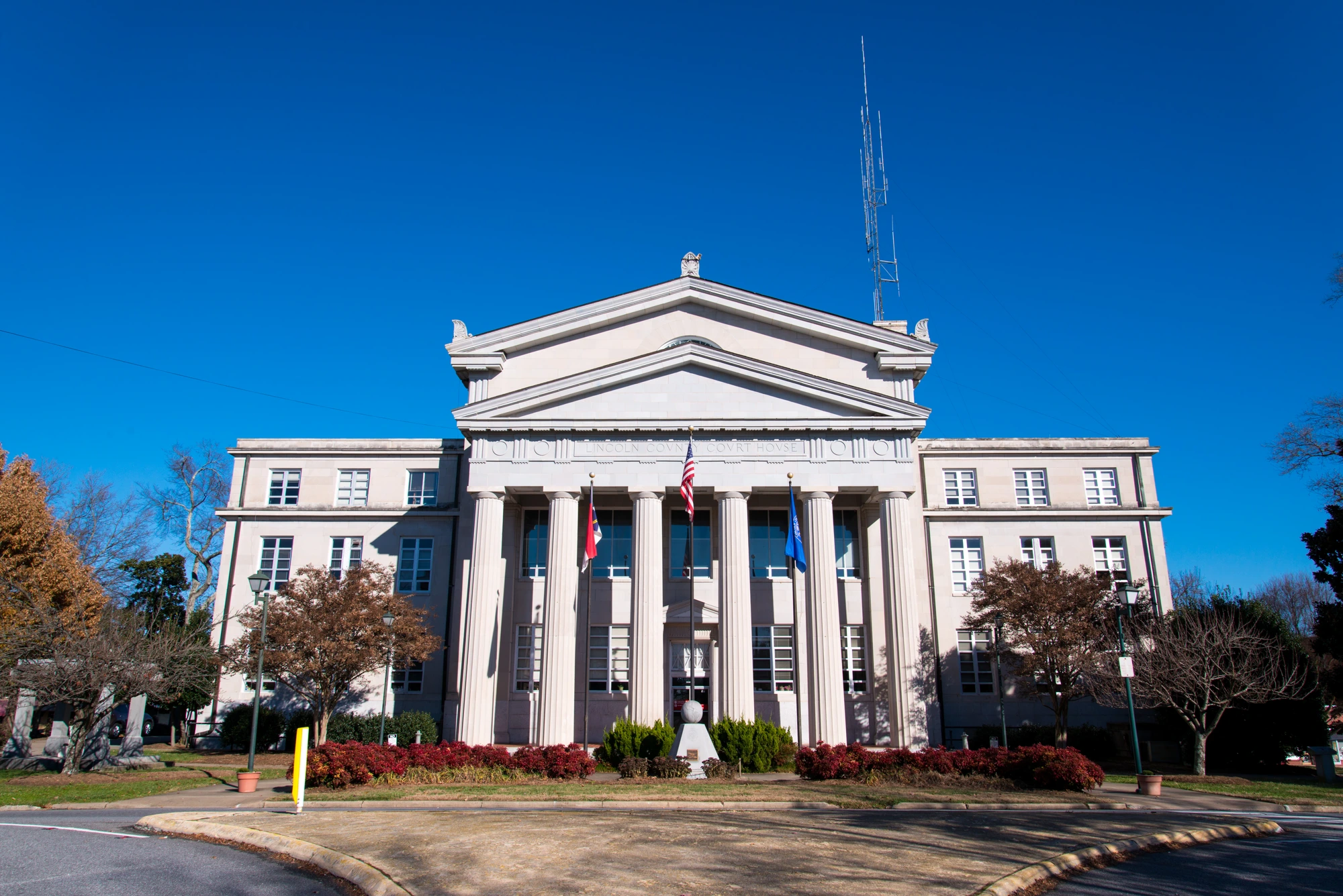 Historic Lincoln County Courthouse in Lincolnton, North Carolina