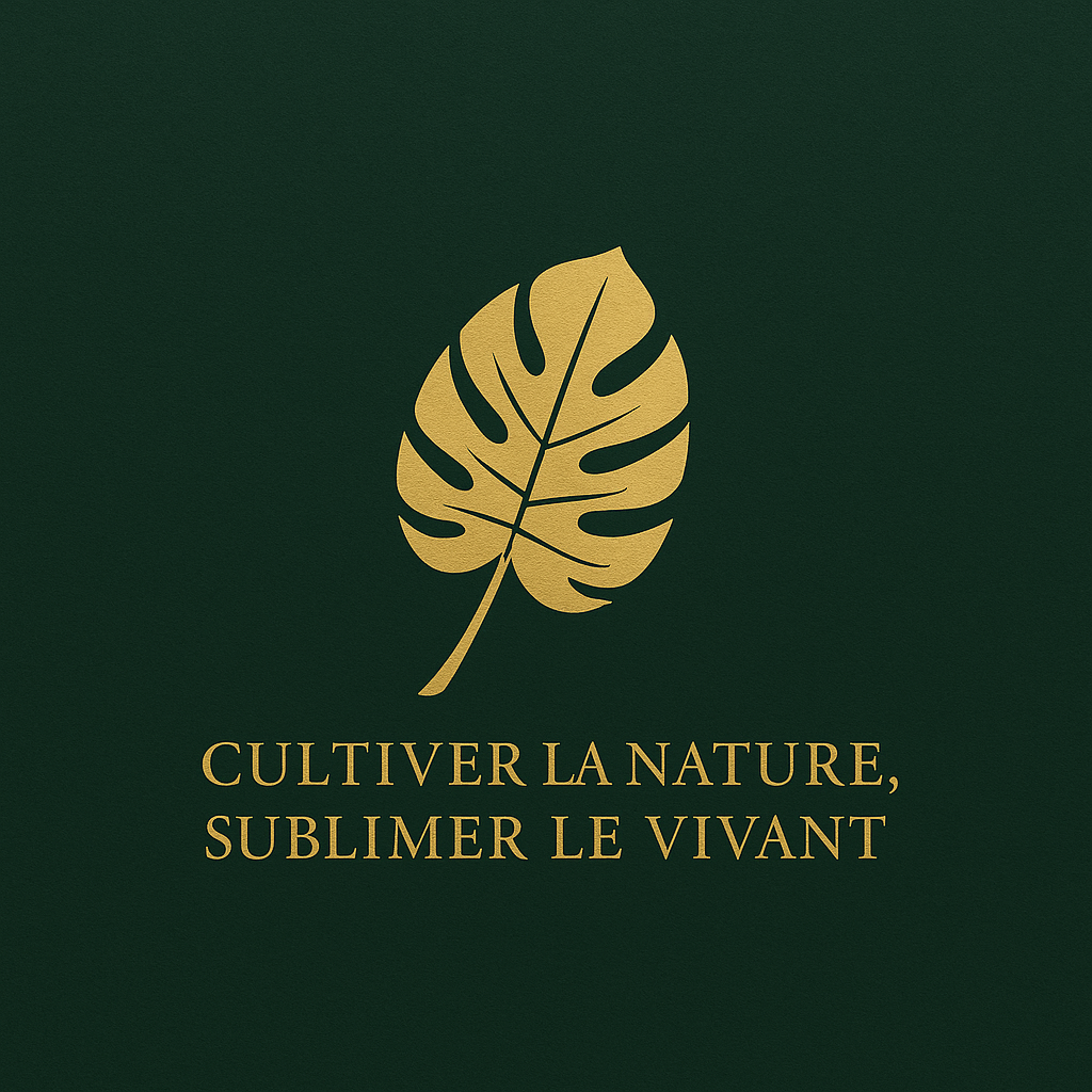 TROPILEAF — feuille de Monstera dorée
