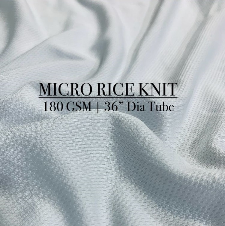 Micro Rice Knit fabric close-up