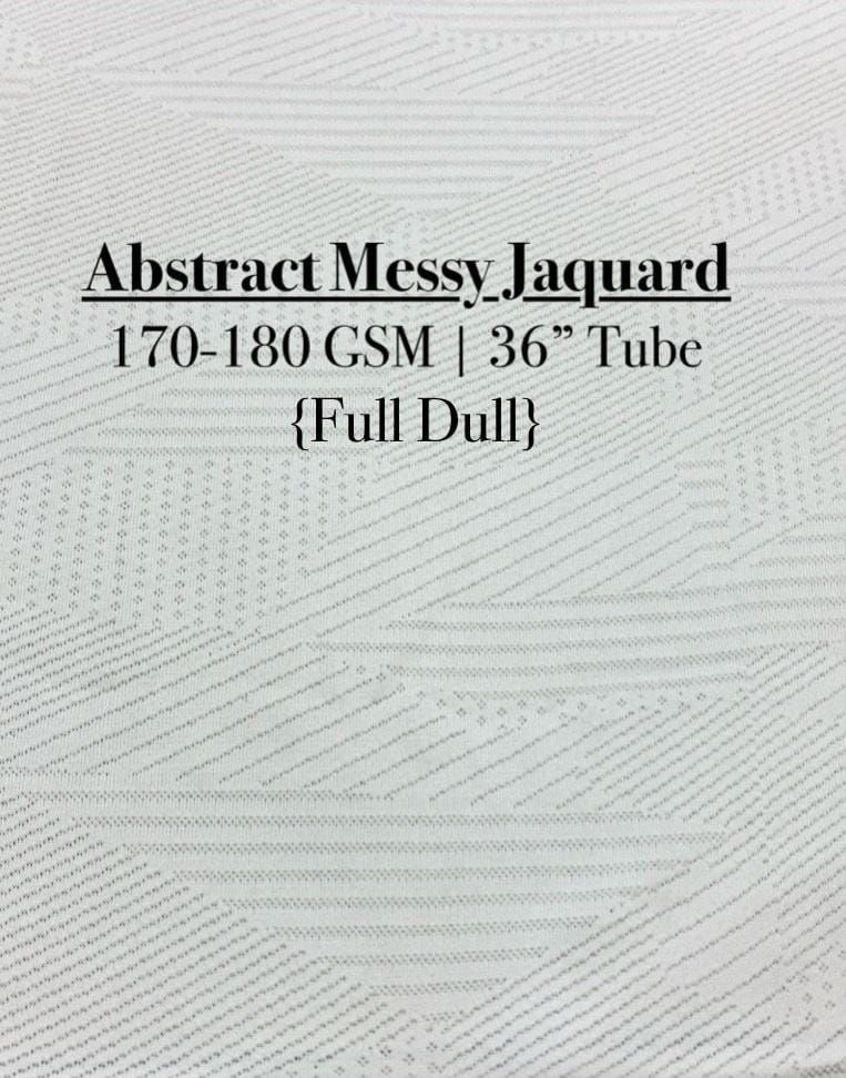 Abstract Messy Jaquard fabric close-up