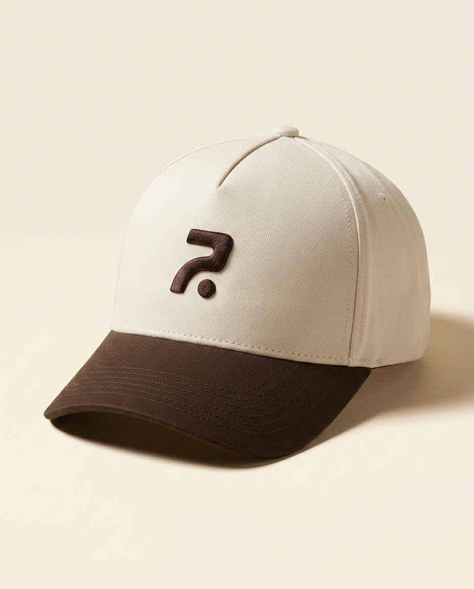P. Cap — Cream/Espresso