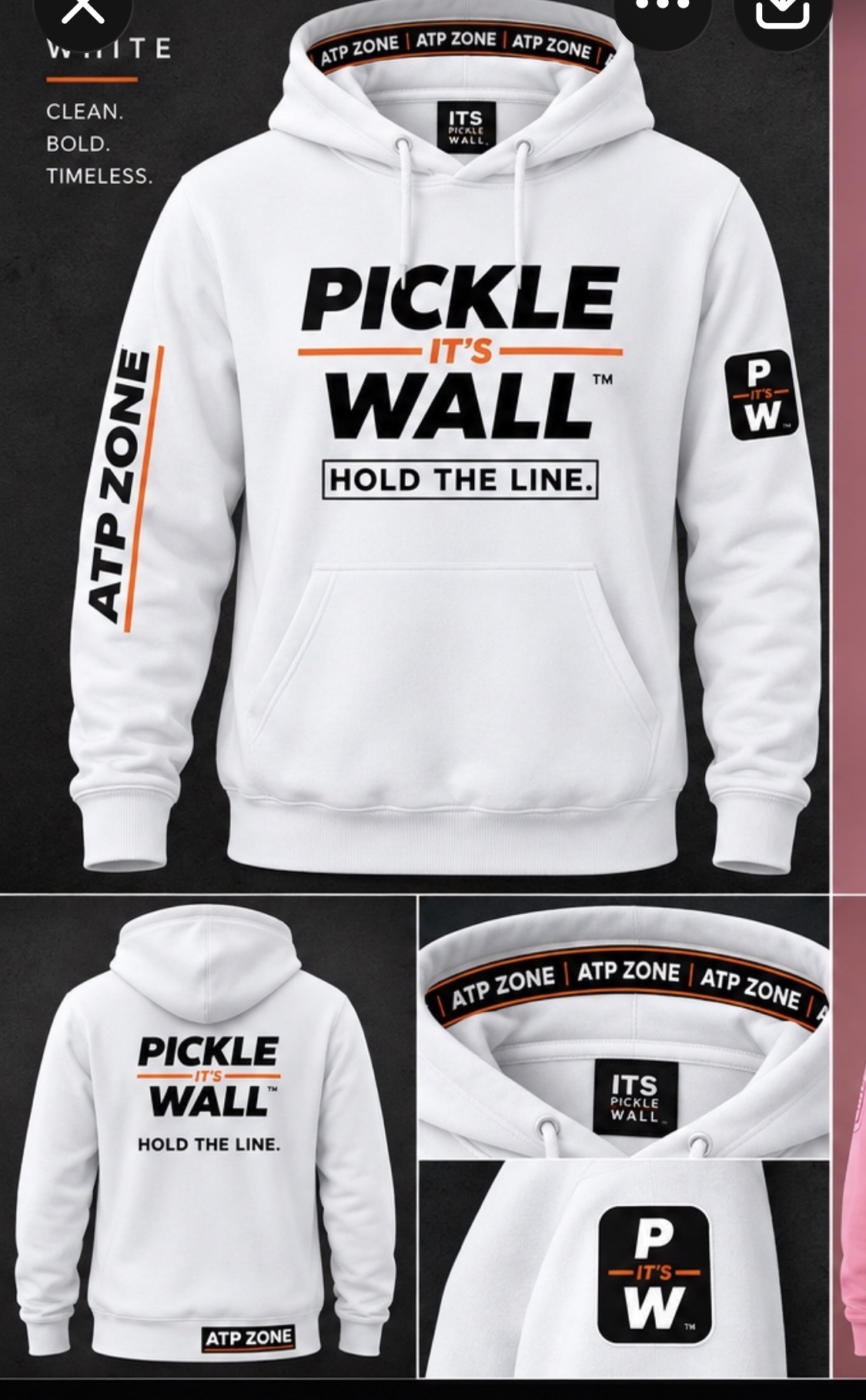 Pickle Wall™ Performance Hoodie, official product photography