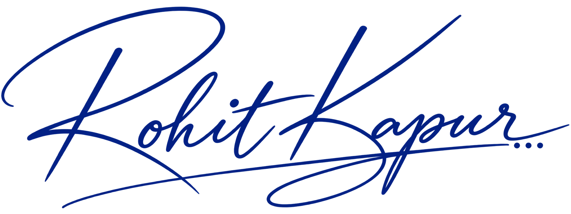 Rohit Kapur signature