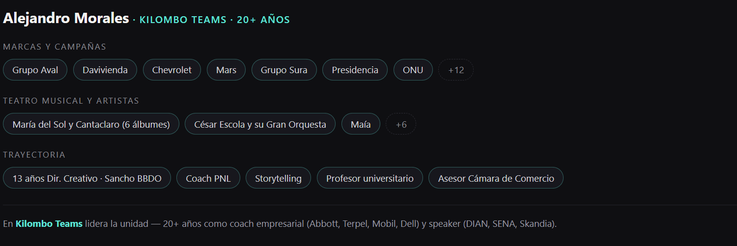 Alejandro Morales — trayectoria