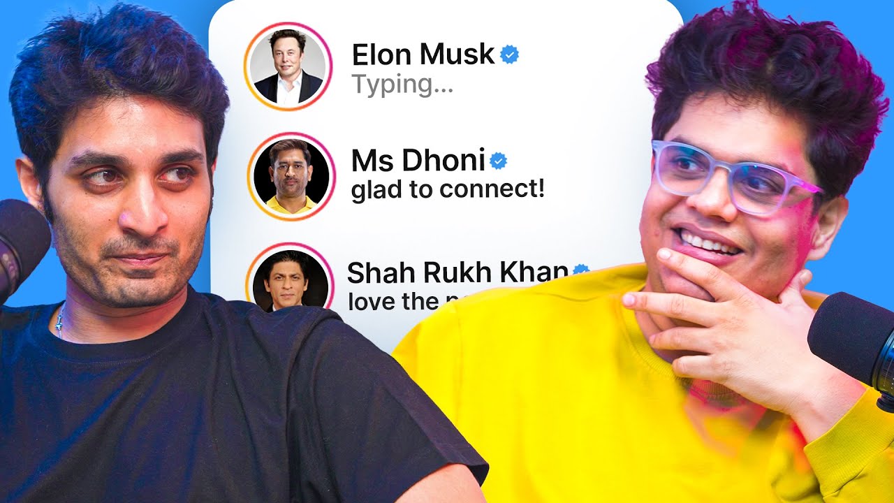 Podcast — Celebrity DMs — thumbnail design