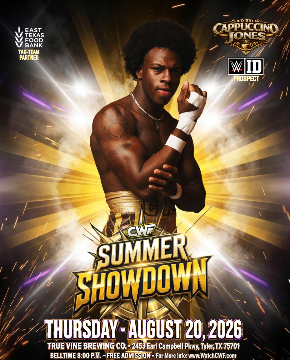 "Cold Brew" Cappuccino Jones Set for CWF Summer Showdown