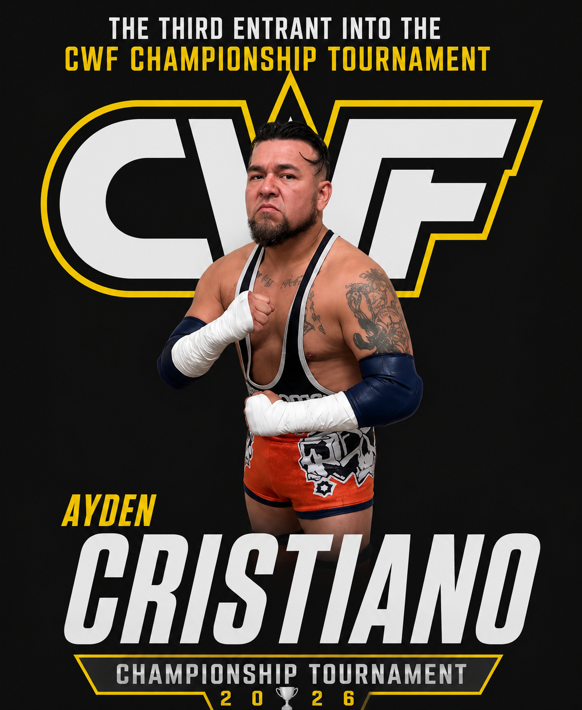 Ayden Cristiano Becomes the Third Entrant into the CWF Championship Tournament