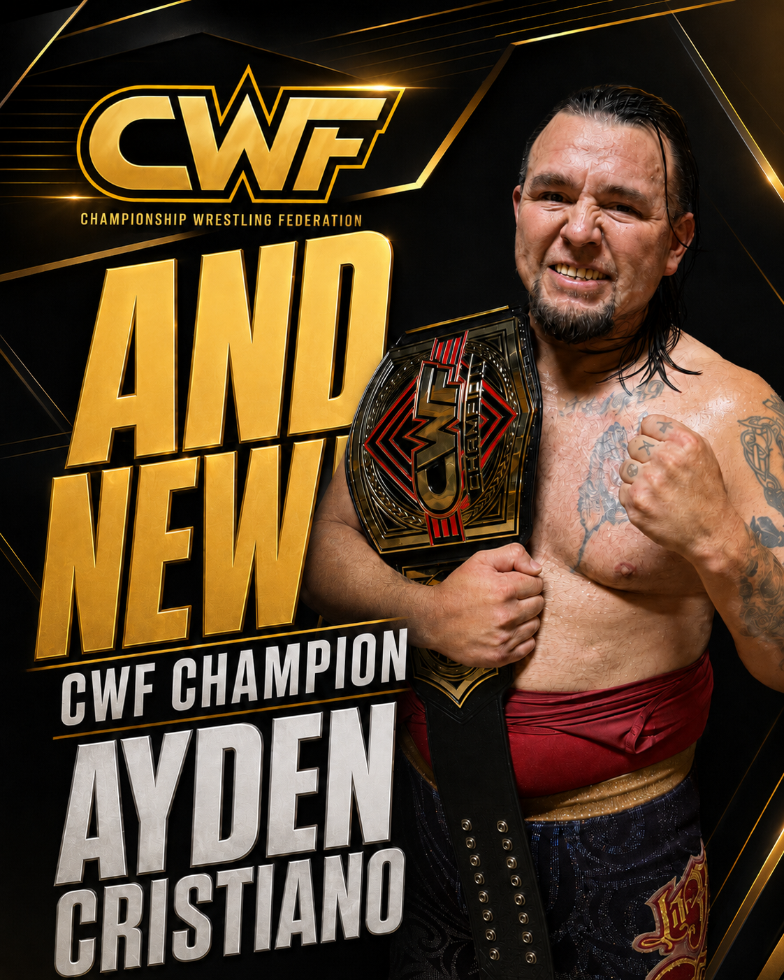 AND NEW: Ayden Cristiano Survives the Tournament to Become the First CWF Champion